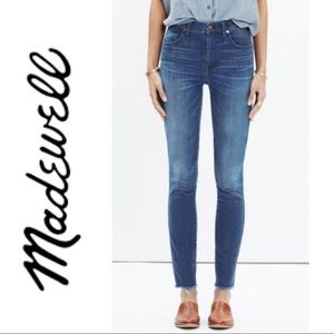 Madewell 10” high riser skinny skinny